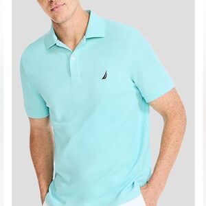 Nautica Classic‎ Fit Minimalist Polo Bright Aqua size XL NWT in packaging